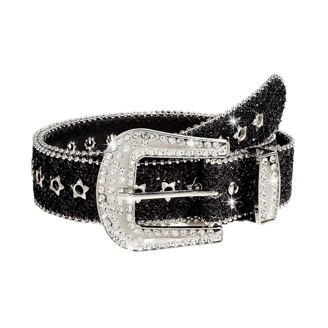 Abien Rhinestone Western Belt — view 1