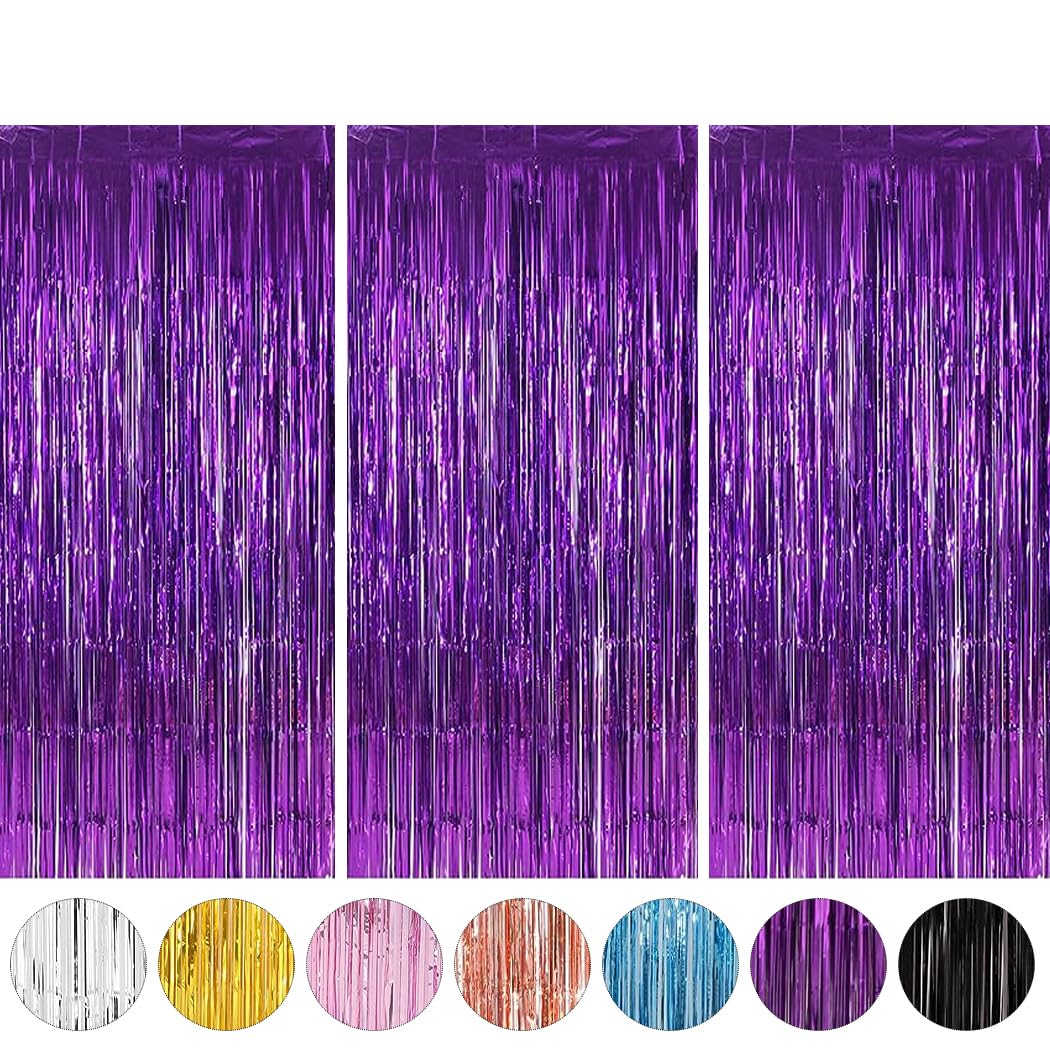 Abien Metallic Fringe Curtain 