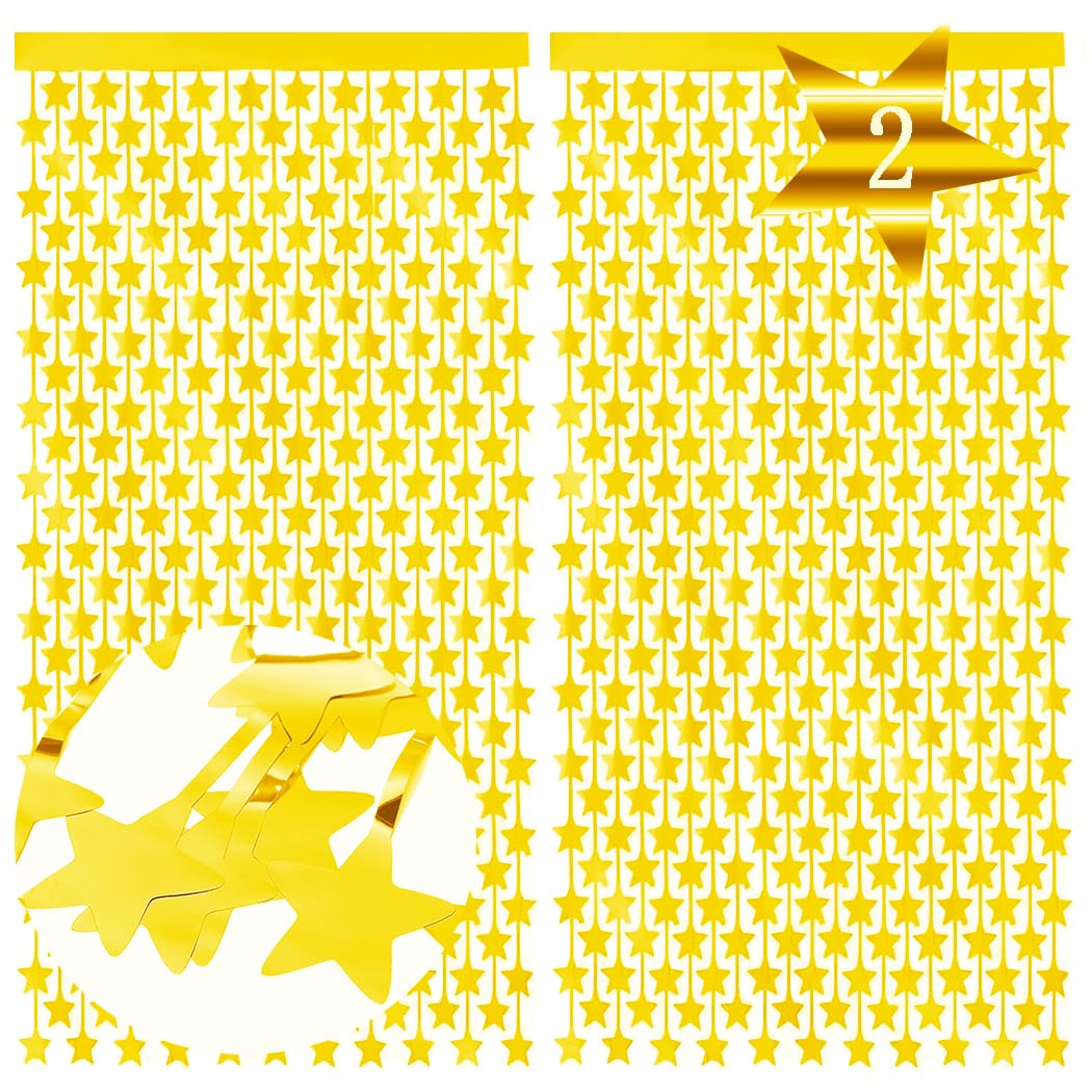Abien Star Fringe Curtain Gold