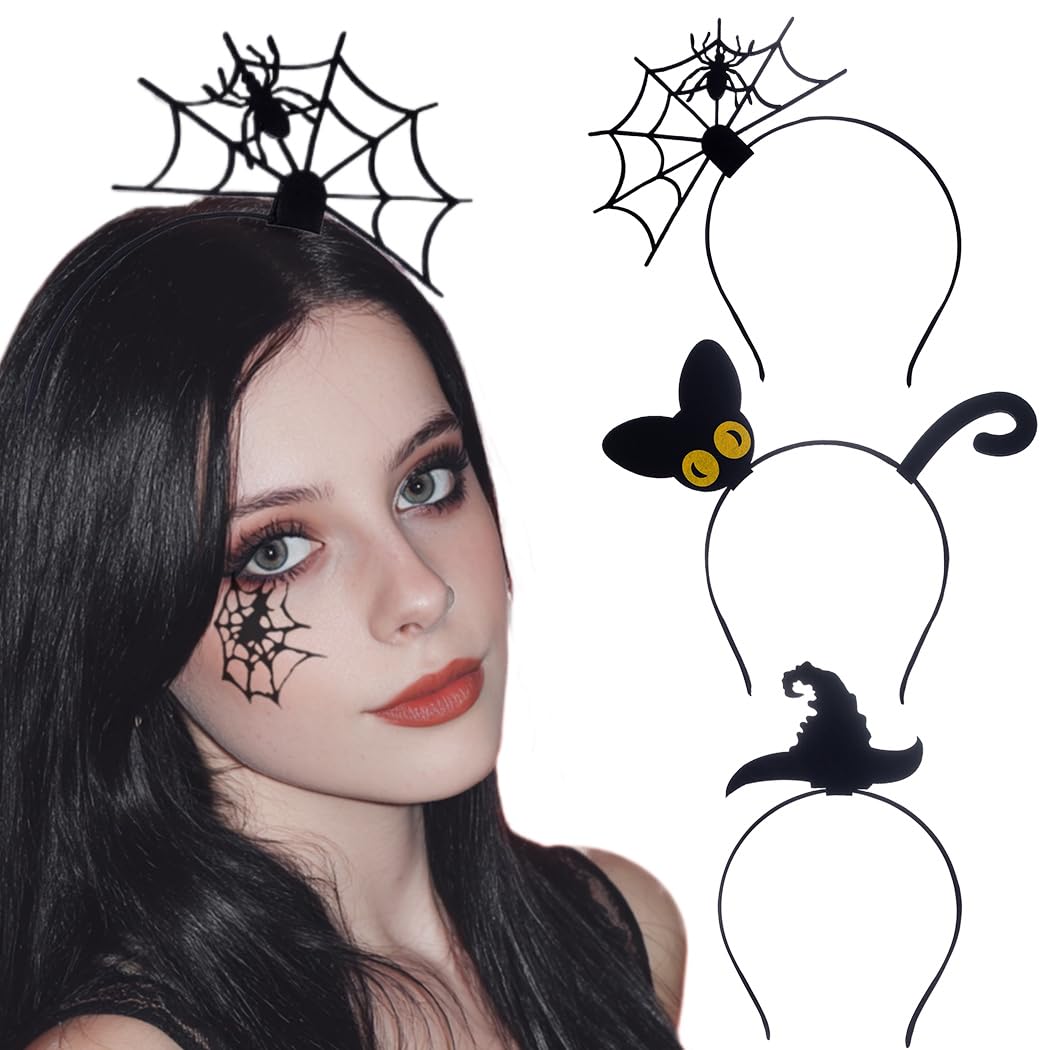 Abien Witch Hat Headband Black · One Size